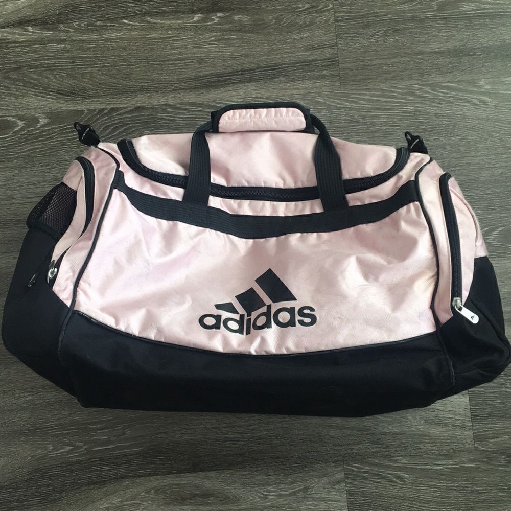 Pink  adidas workout bag